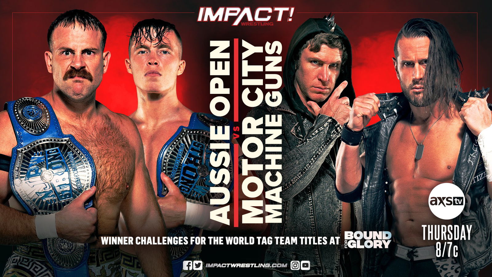 Impact Wrestling Live Results Aussie Open Vs Motor City Machine Guns