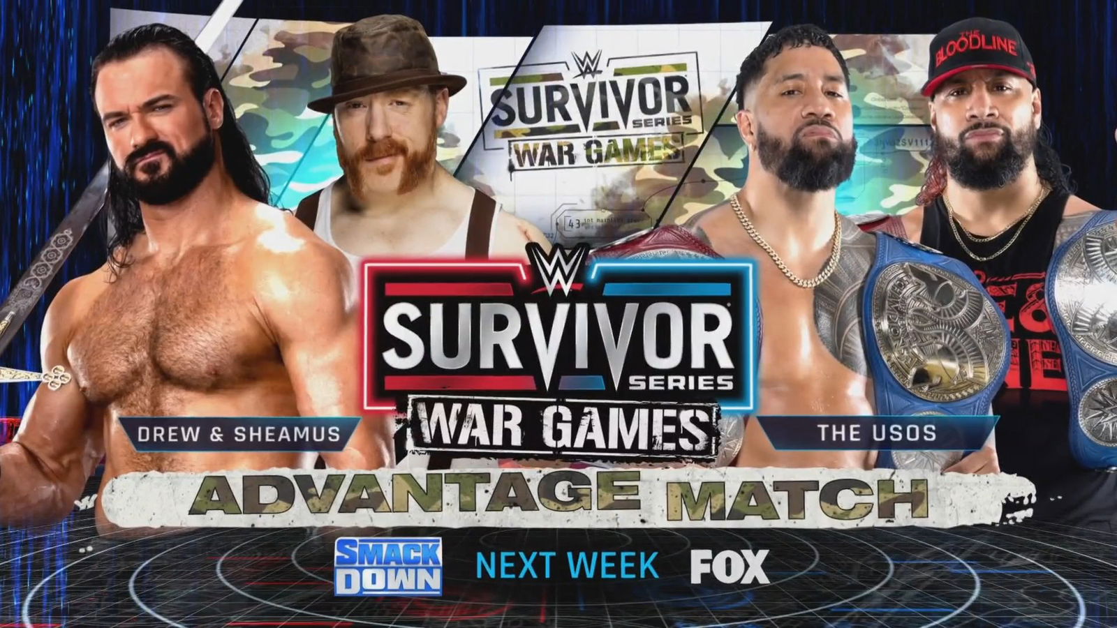 Wargames Advantage Match Announced For Next Weeks Wwe Smackdown