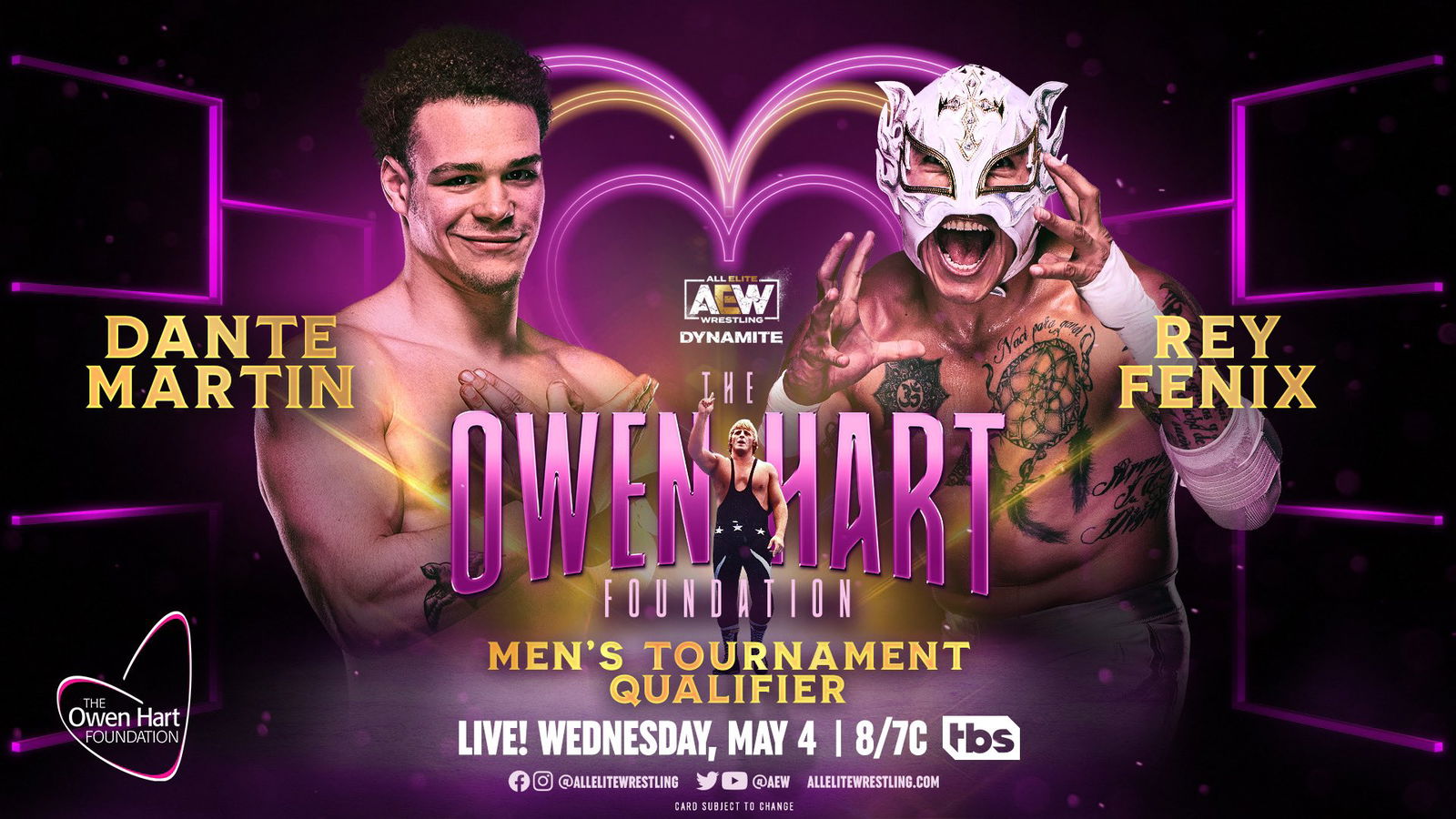 Fenix Vs Dante Martin Owen Hart Tournament Qualifier Confirmed For Aew