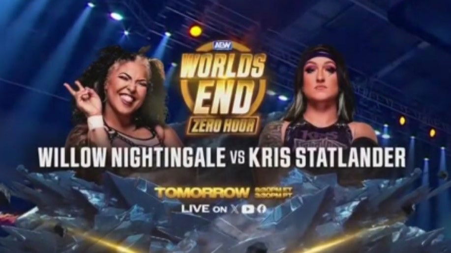 Kris Statlander Vs Willow Nightingale Added To Aew Worlds End Zero Hour