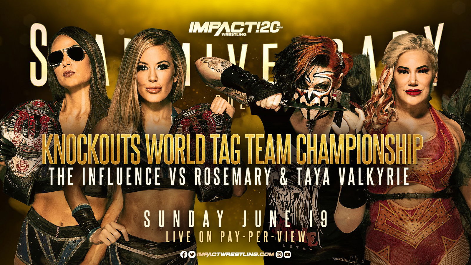 Knockouts Tag Team Title Match Set For Impact Slammiversary