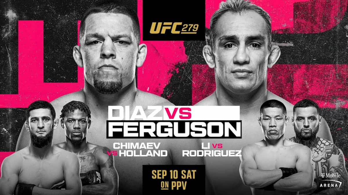 UFC 279 Live Results Nate Diaz Vs Tony Ferguson