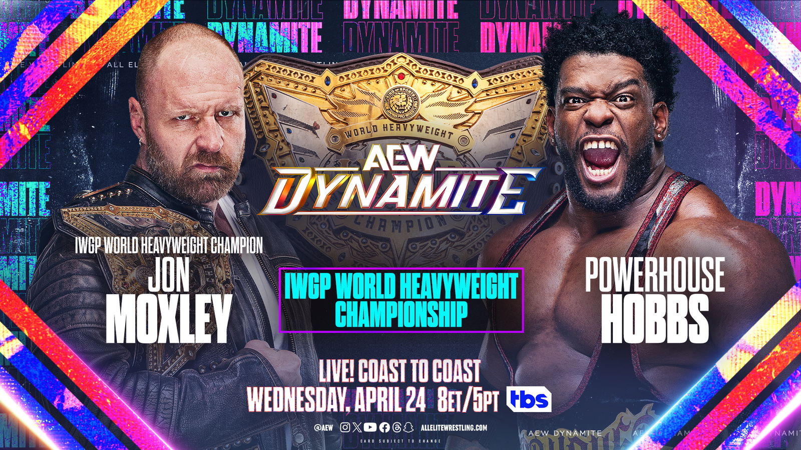 IWGP World Title Match Official For Next AEW Dynamite F4W WON