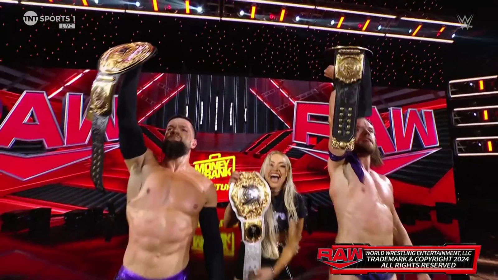 Finn Balor JD McDonagh Win World Tag Team Titles On WWE Raw F4W WON