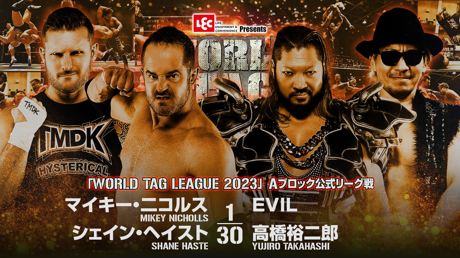 NJPW World Tag League 2023 Night Three Results