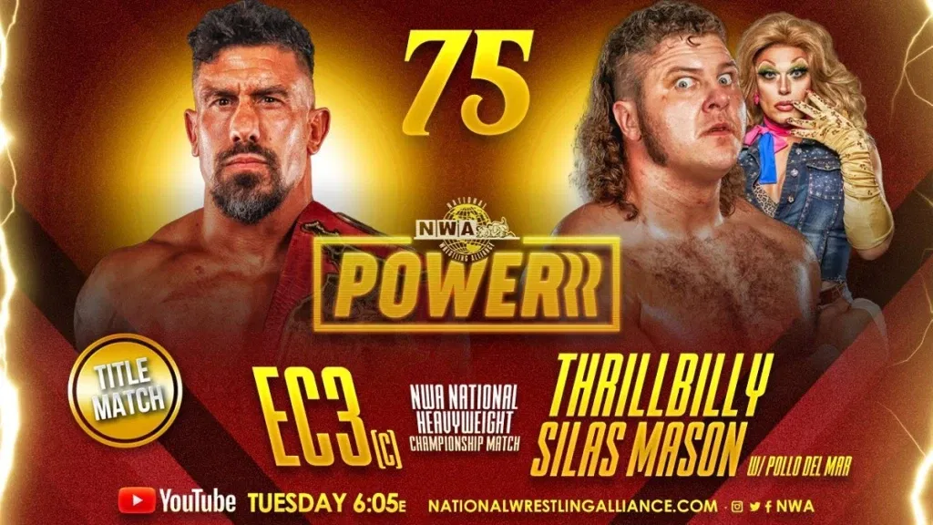 NWA Power Results: EC3 Vs. ‘Thrillbilly’ Silas Mason National Title Match