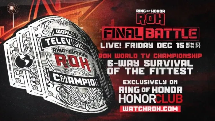 Two wrestlers qualify for ROH Final Battle TV title match