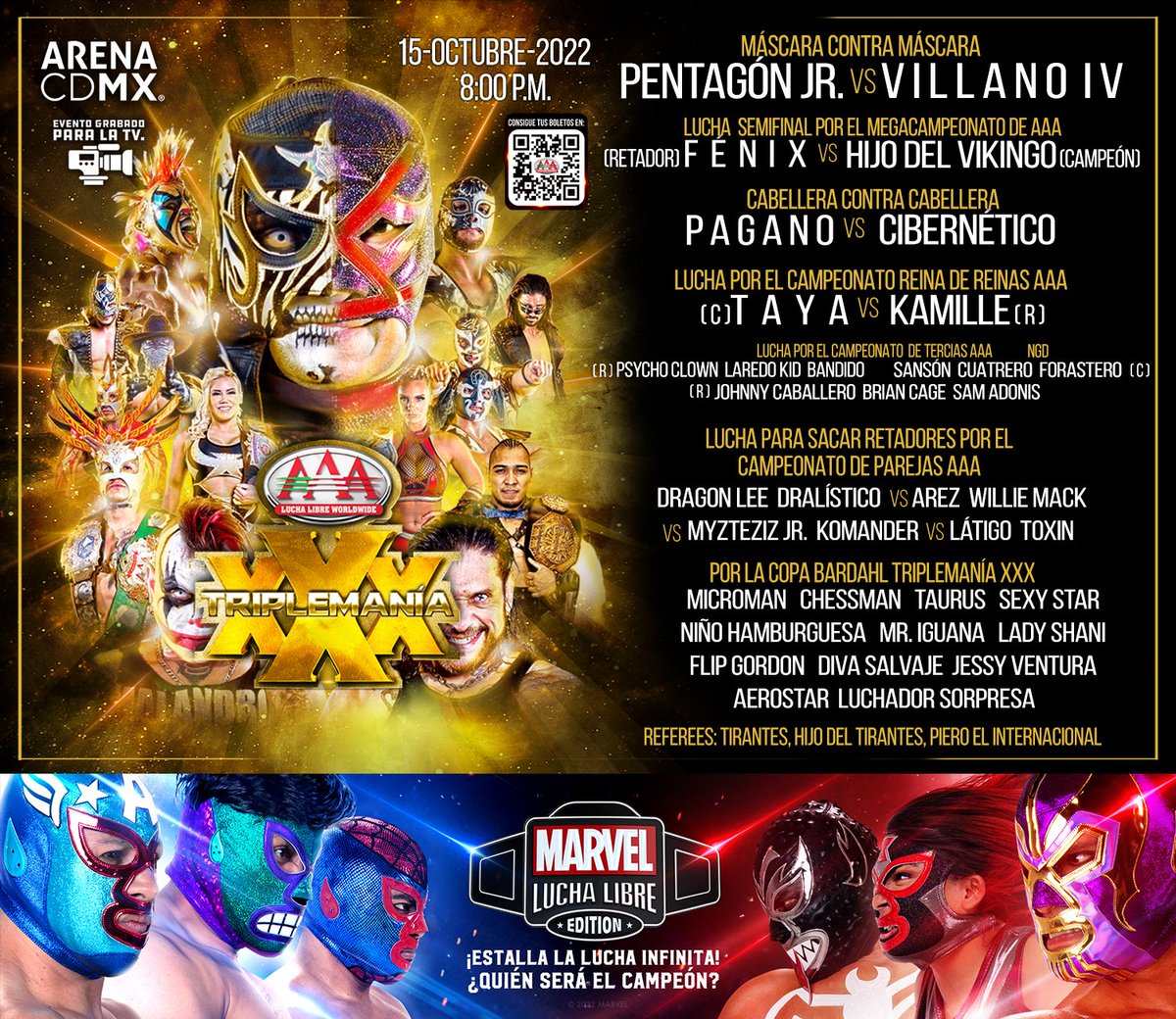 Rey Fenix to challenge Hijo del Vikingo at AAA Triplemania: Mexico City