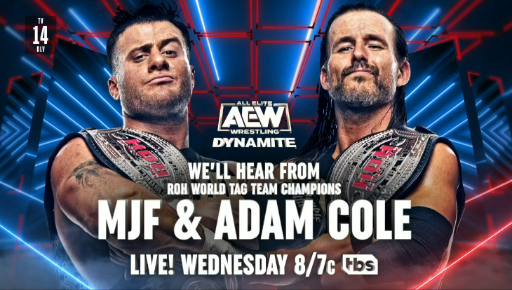 MJF & Adam Cole segment announced for AEW Dynamite - F4W/WON