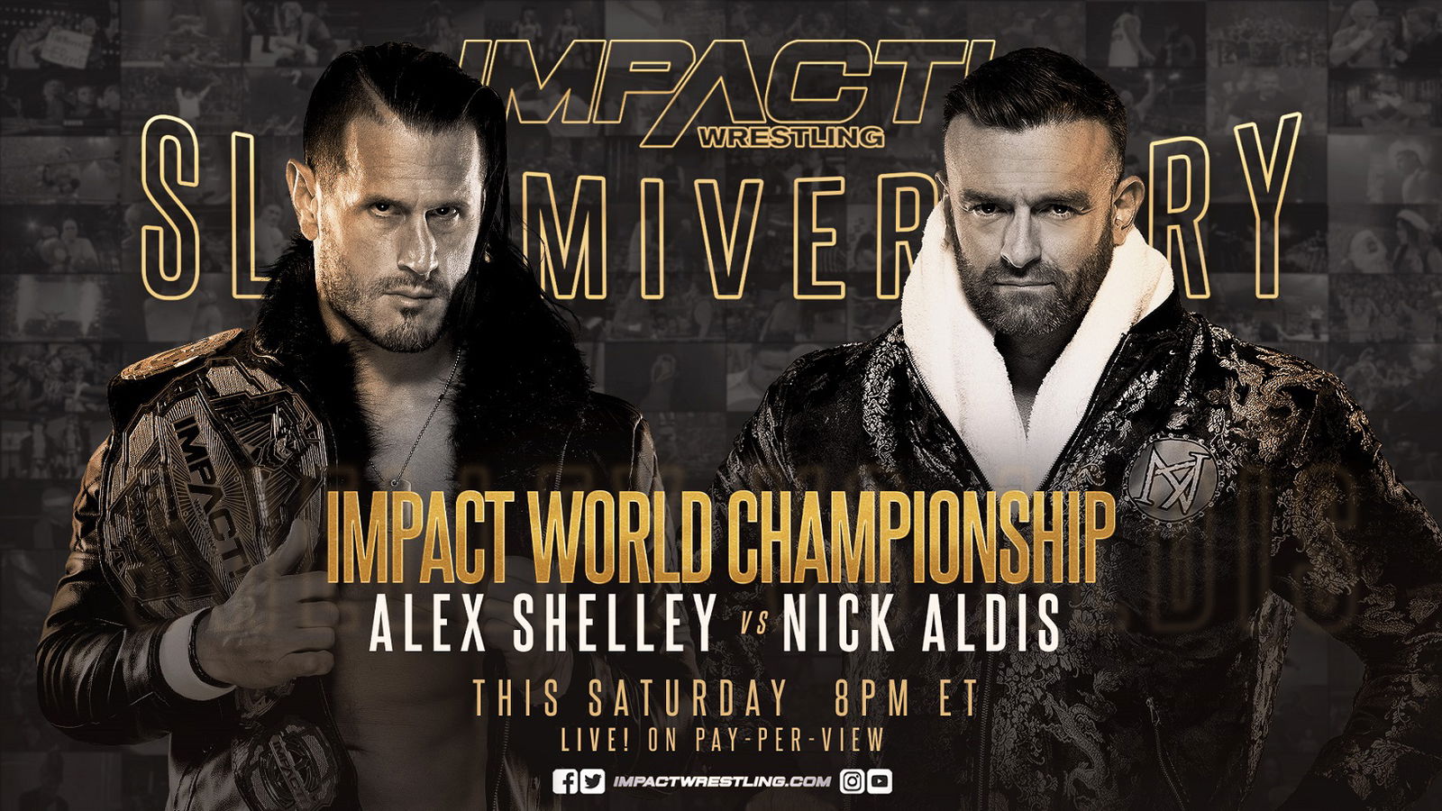 Impact Slammiversary live results Alex Shelley vs. Nick Aldis World