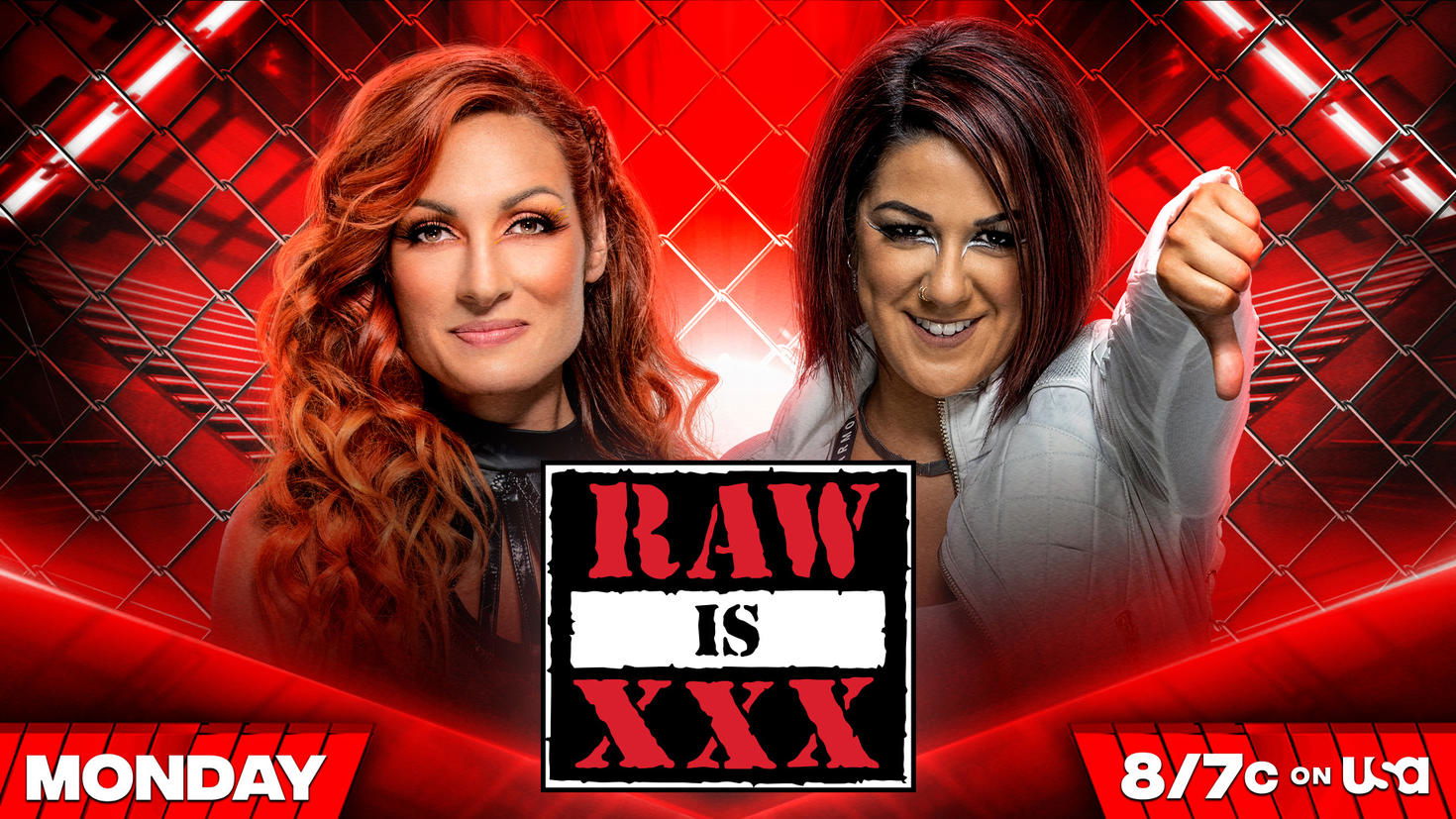 Two title bouts, steel cage match announced for WWE Raw is XXX