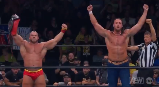 Big Bill & Brian Cage earn AEW Tag Team title match - F4W/WON