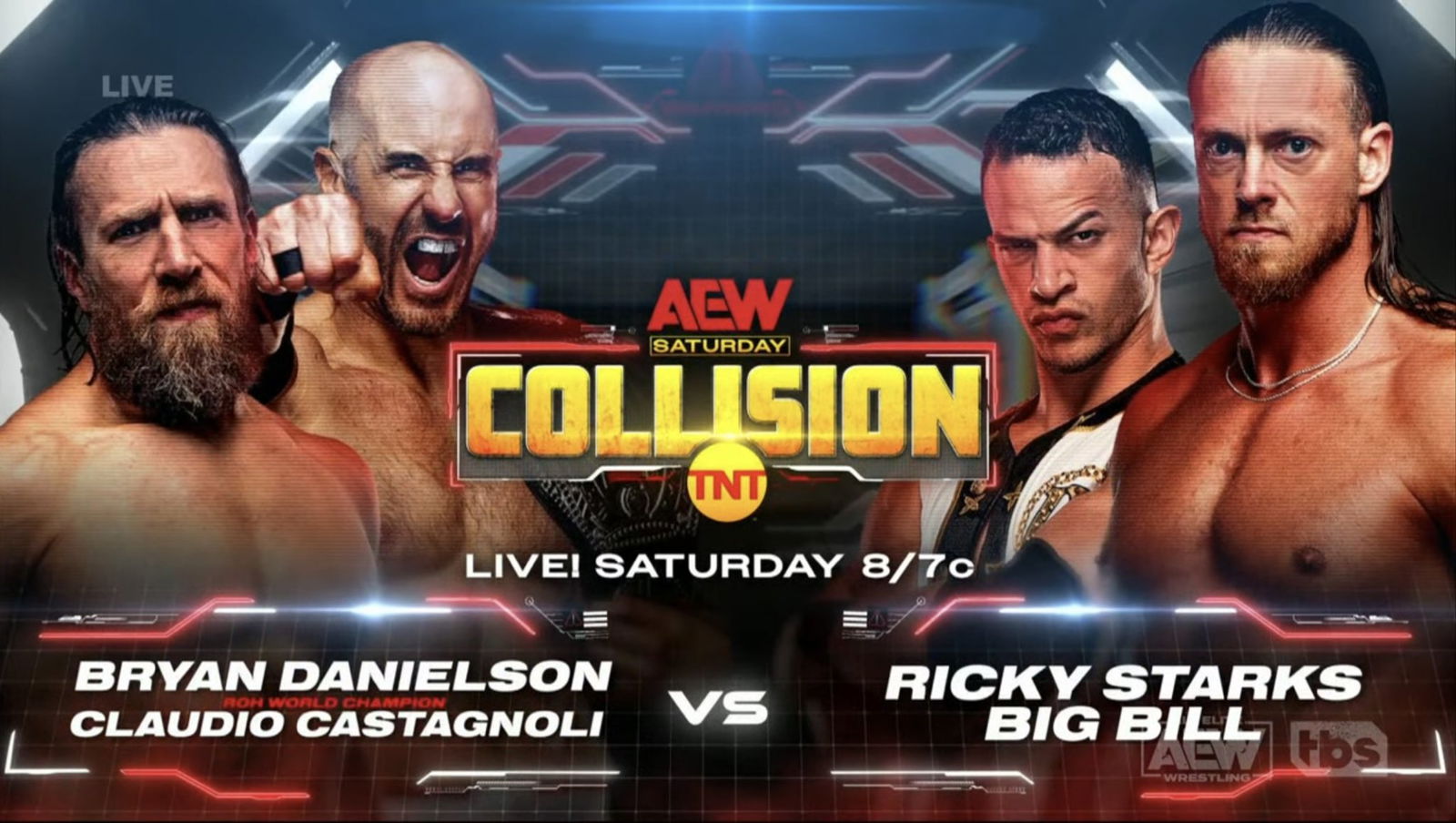 Bryan Danielson & Claudio Castagnoli to team on AEW Collision