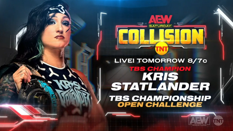 Kris Statlander TBS Title Open Challenge Added To AEW Collision