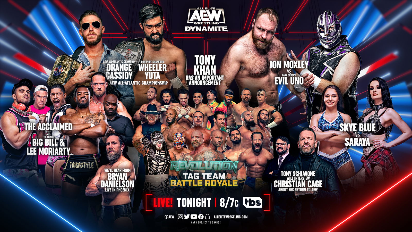 AEW Dynamite back over one million viewers, tops cable charts