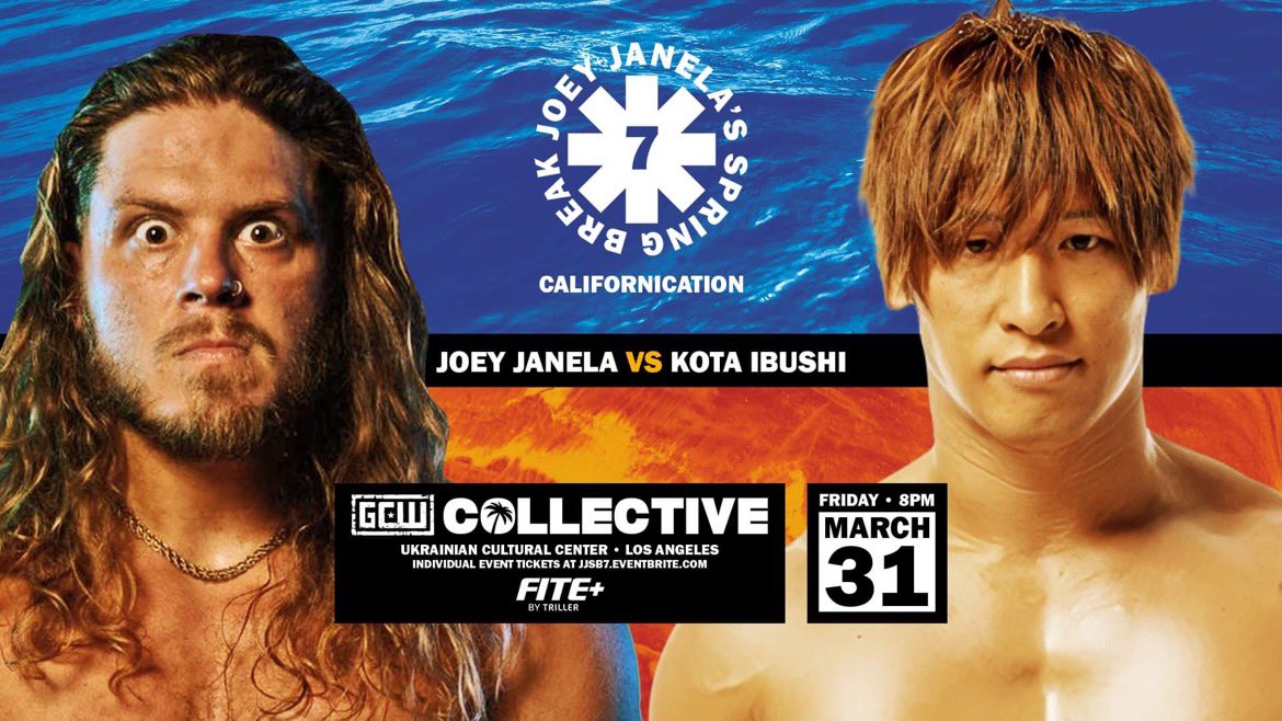 Joey Janela vs. Kota Ibushi set for Spring Break 7 - F4W/WON