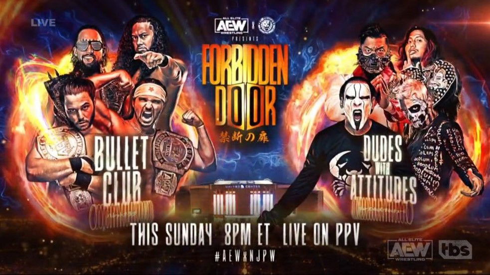 Four new matches official for AEW x NJPW Forbidden Door