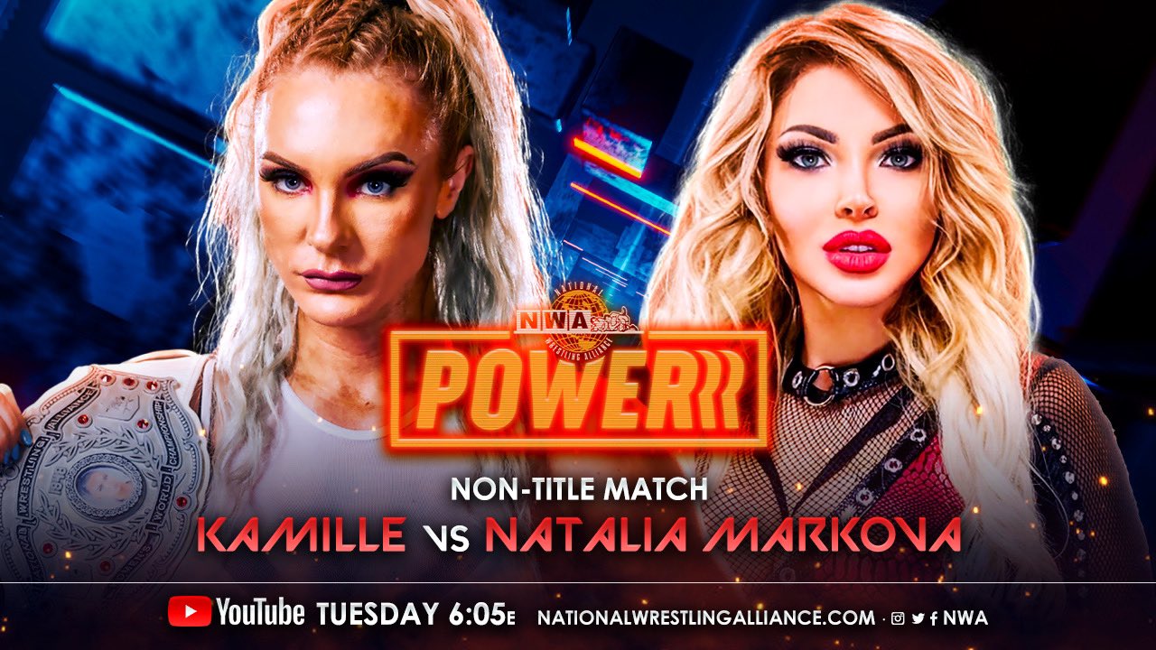 NWA Power results: Kamille vs. Natalia Markova