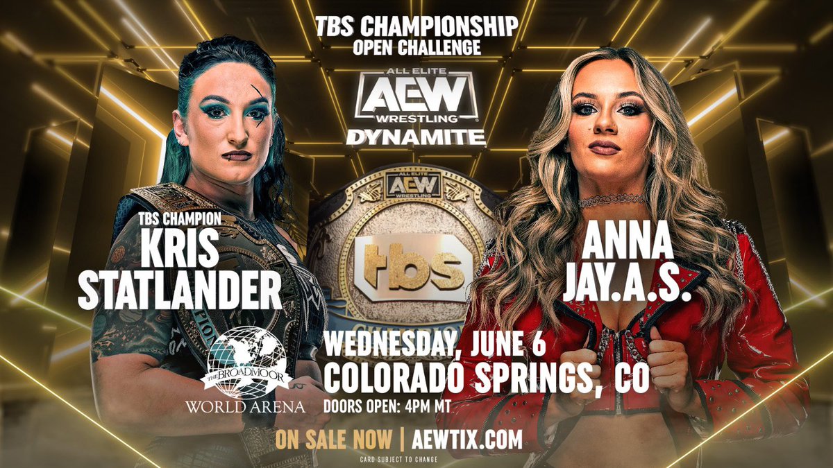 Kris Statlander Vs. Anna Jay TBS Title Match Set For AEW Dynamite