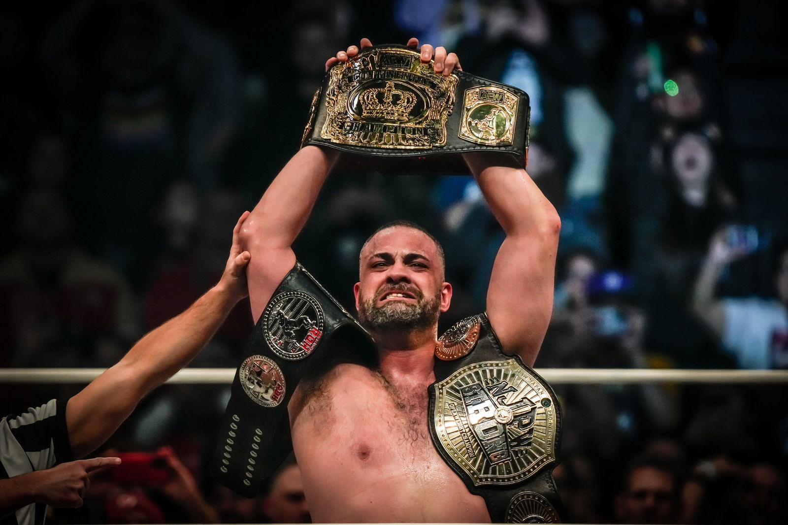 Eddie Kingston wins first-ever Continental Crown at AEW Worlds End