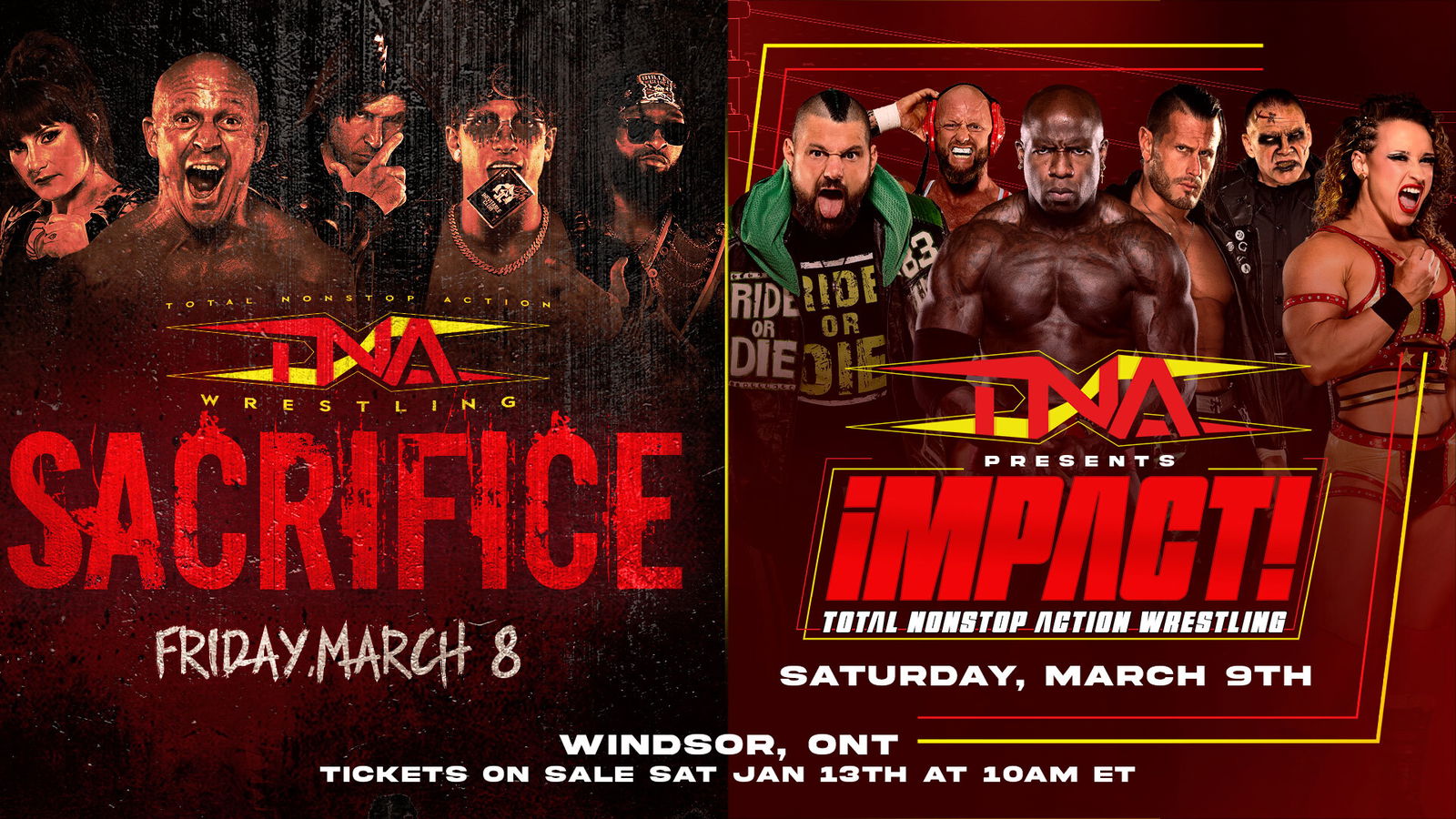 TNA Wrestling returning to Ontario for Sacrifice 2024