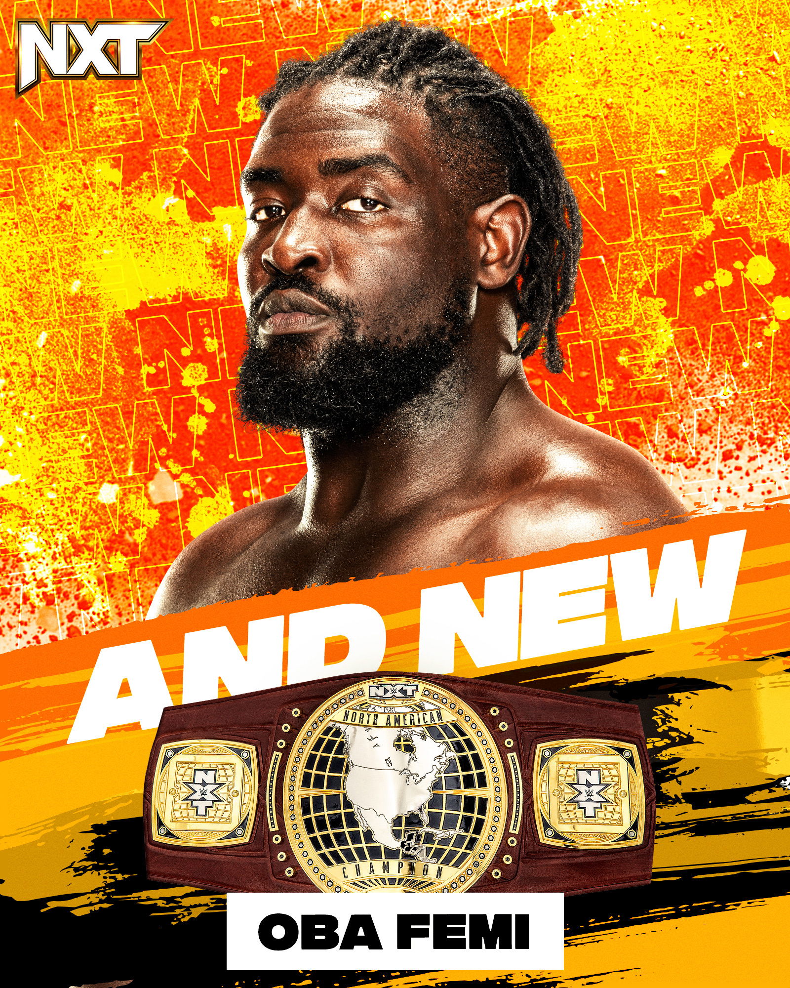 Oba Femi Wins NXT Title During New Year’s Evil