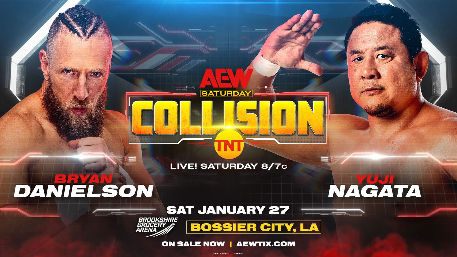 Bryan Danielson vs. Yuji Nagata set for AEW Collision - F4W/WON