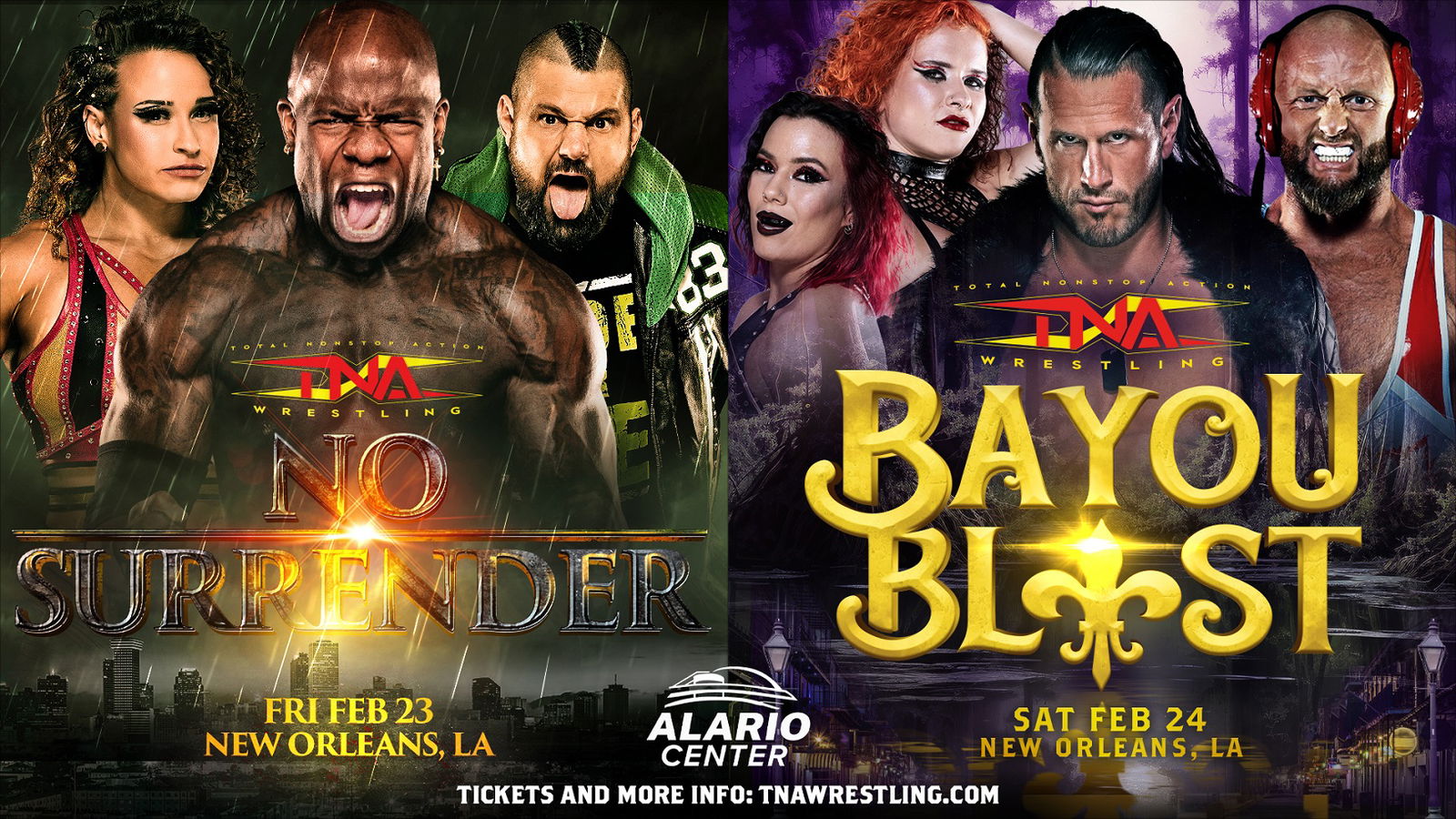 TNA Wrestling returning to New Orleans for No Surrender 2024