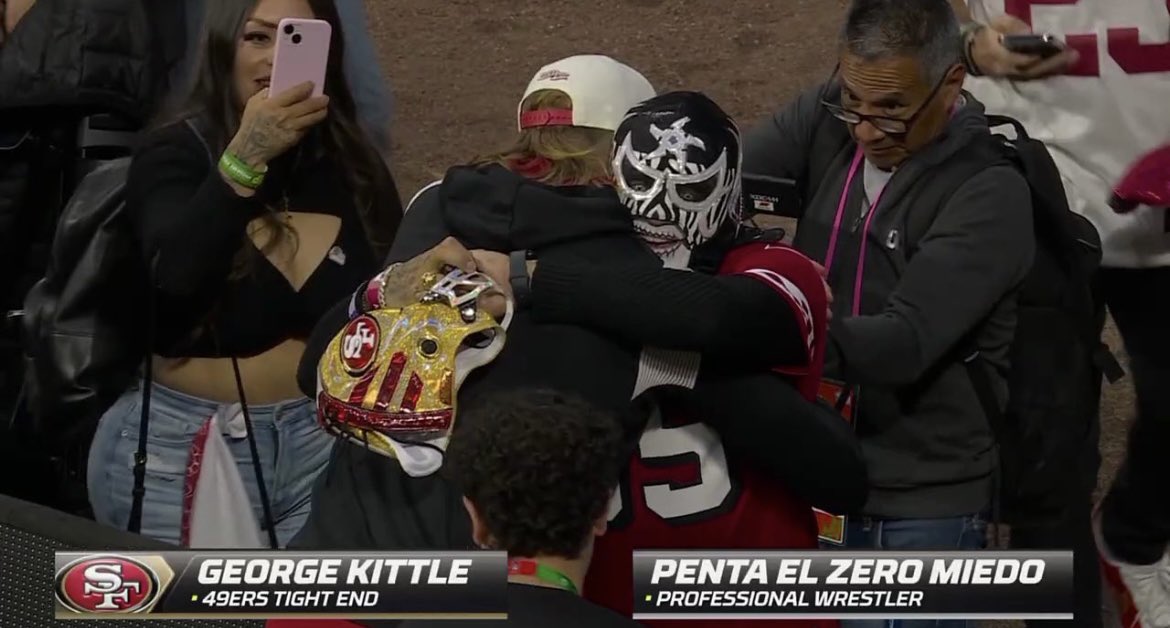 VIDEO AEW star Penta El Zero Miedo appears on NFL Monday Night Football