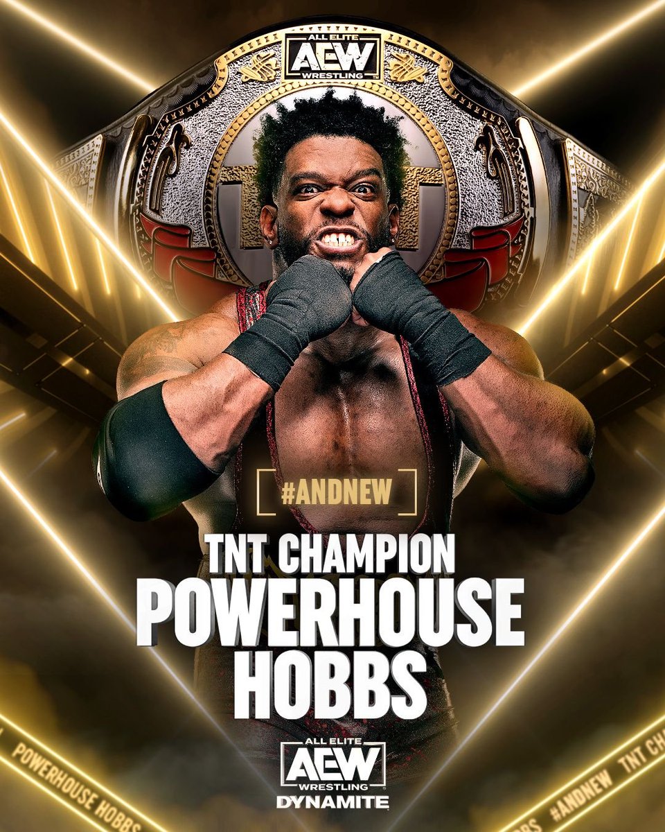 Powerhouse Hobbs wins TNT Championship on AEW Dynamite F4W/WON