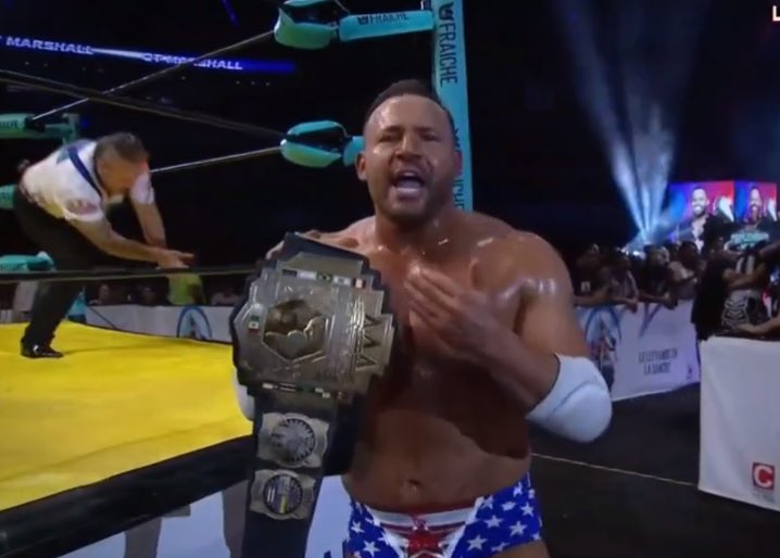 AEW's QT Marshall wins Latin American title at AAA