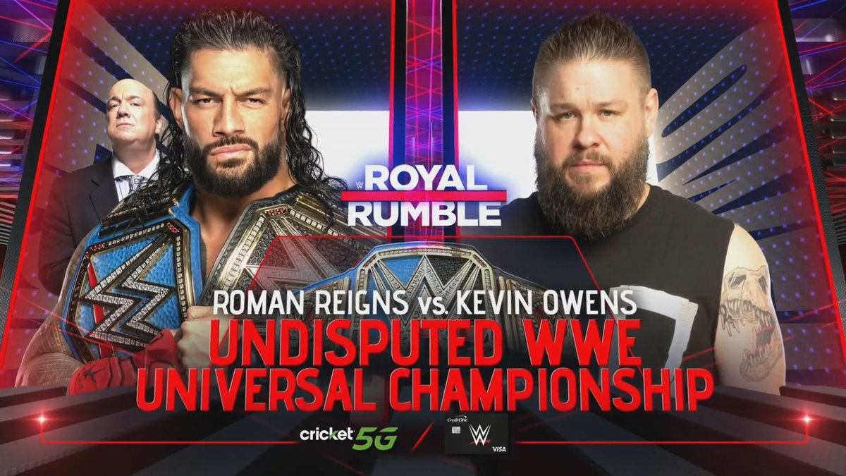 Roman Reigns vs. Kevin Owens title match set for WWE Royal Rumble