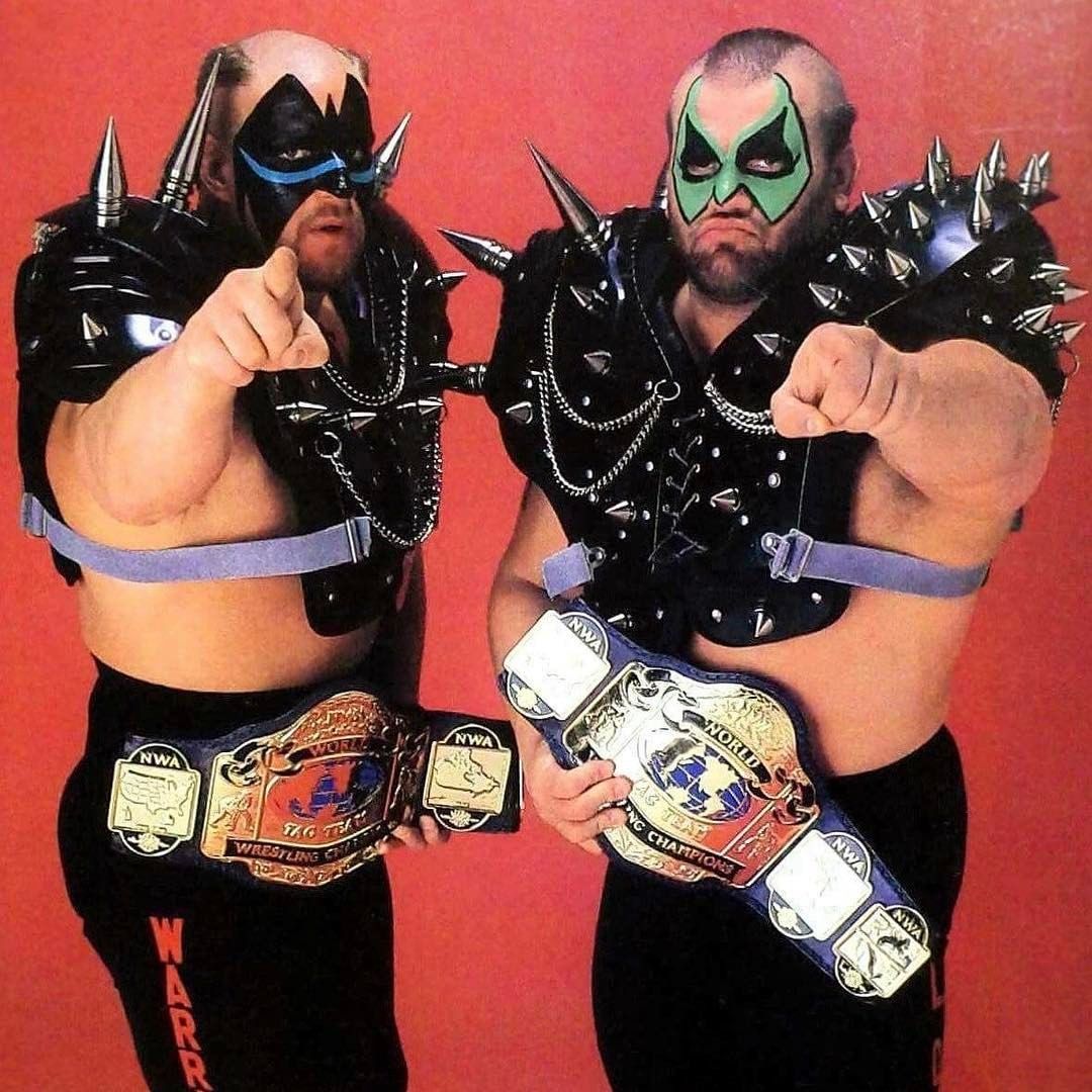 Shops WWE Road Warriors Battle Pack w WWE Tag Team Belts