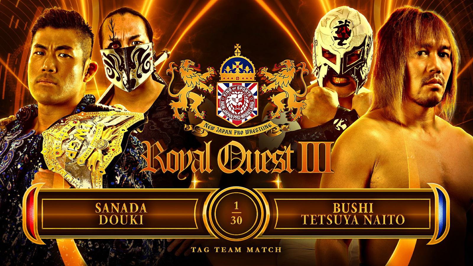 Full card revealed for NJPW Royal Quest III