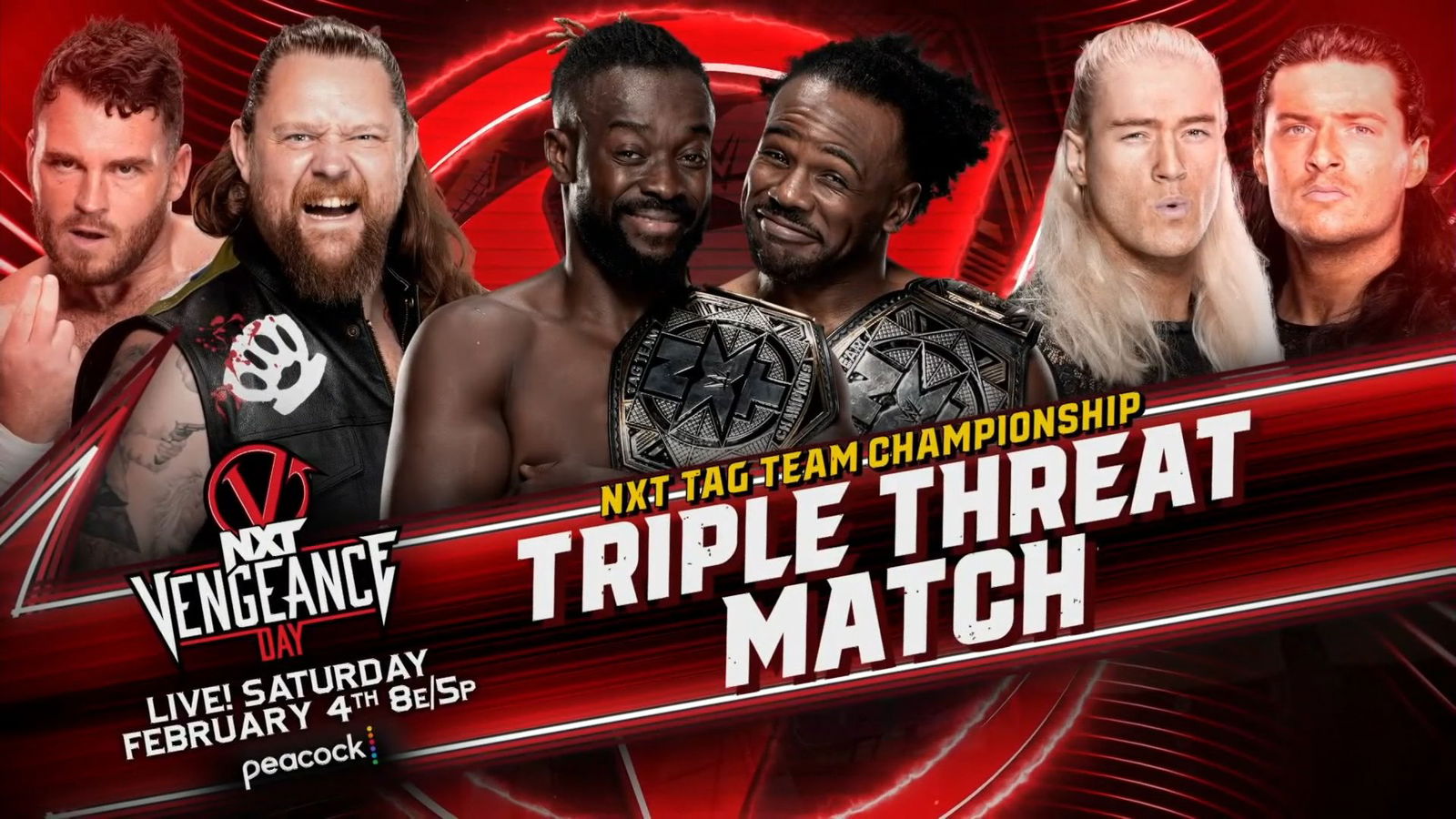 Triple threat NXT Tag Team title match set for Vengeance Day F4W/WON