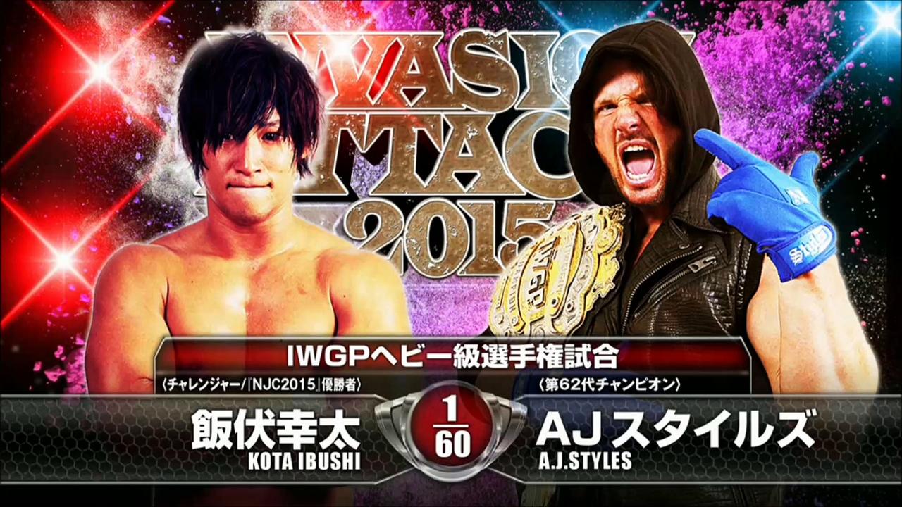 New Japan on AXS results: AJ Styles vs. Ibushi from Invasion