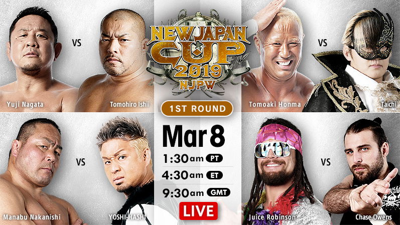 New Japan Cup night one results: The tournament begins