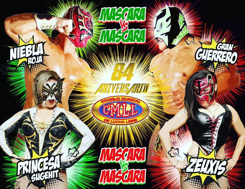 CMLL 84th Aniversario live results: Mask match doubleheader