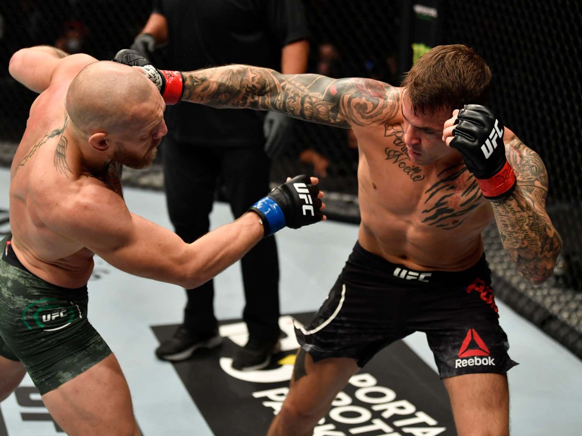 Dustin Poirier knocks out Conor McGregor at UFC 257