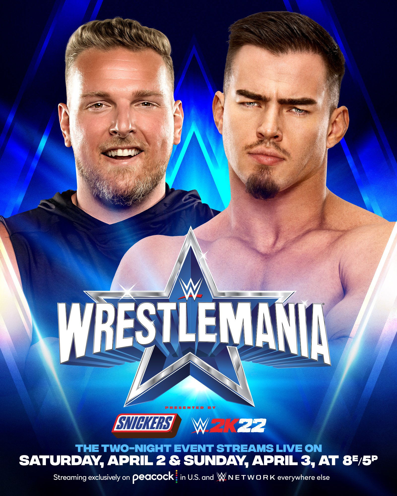 Pat McAfee vs. Austin Theory set for WWE WrestleMania 38 - F4W/WON