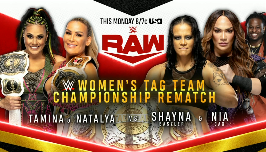 Womens Tag Team Title Rematch Announced For Wwe Raw