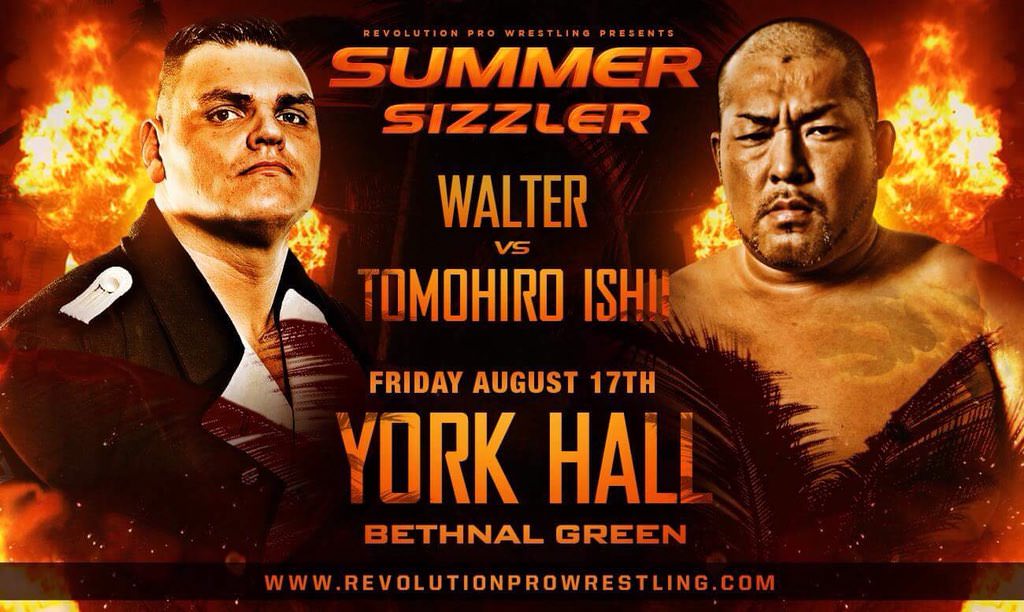 RevPro Summer Sizzler results Tomohiro Ishii vs. WALTER