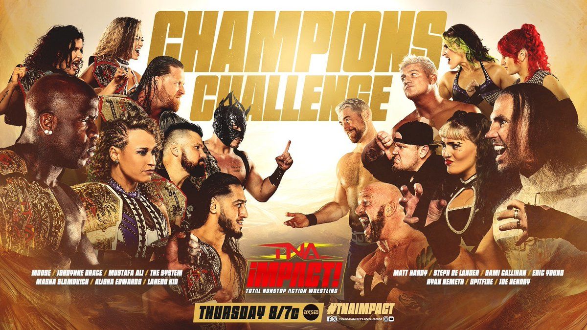 TNA Impact live results: First-ever Champions Challenge - F4W/WON