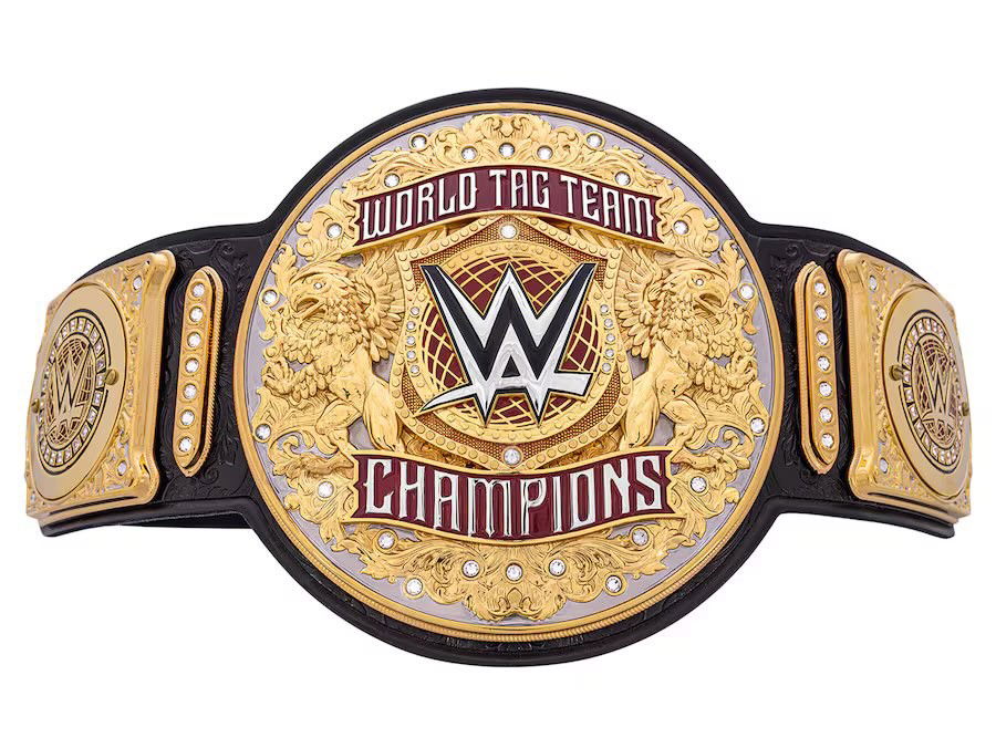 WWE reveals new World Tag Team titles, crowns number one contenders