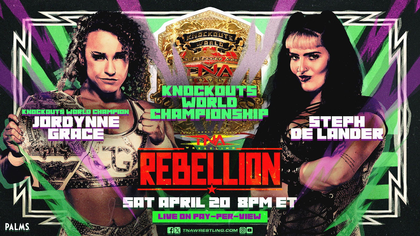 Knockouts World title match set for TNA Rebellion