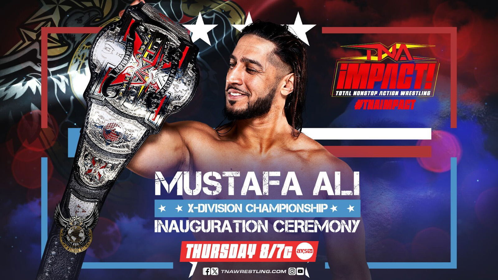 TNA Impact live results: Mustafa Ali title celebration