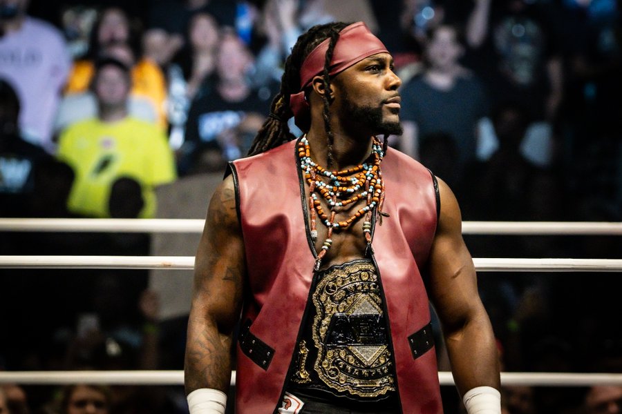 Swerve Strickland explains Floyd Mayweather AEW Double or Nothing ...