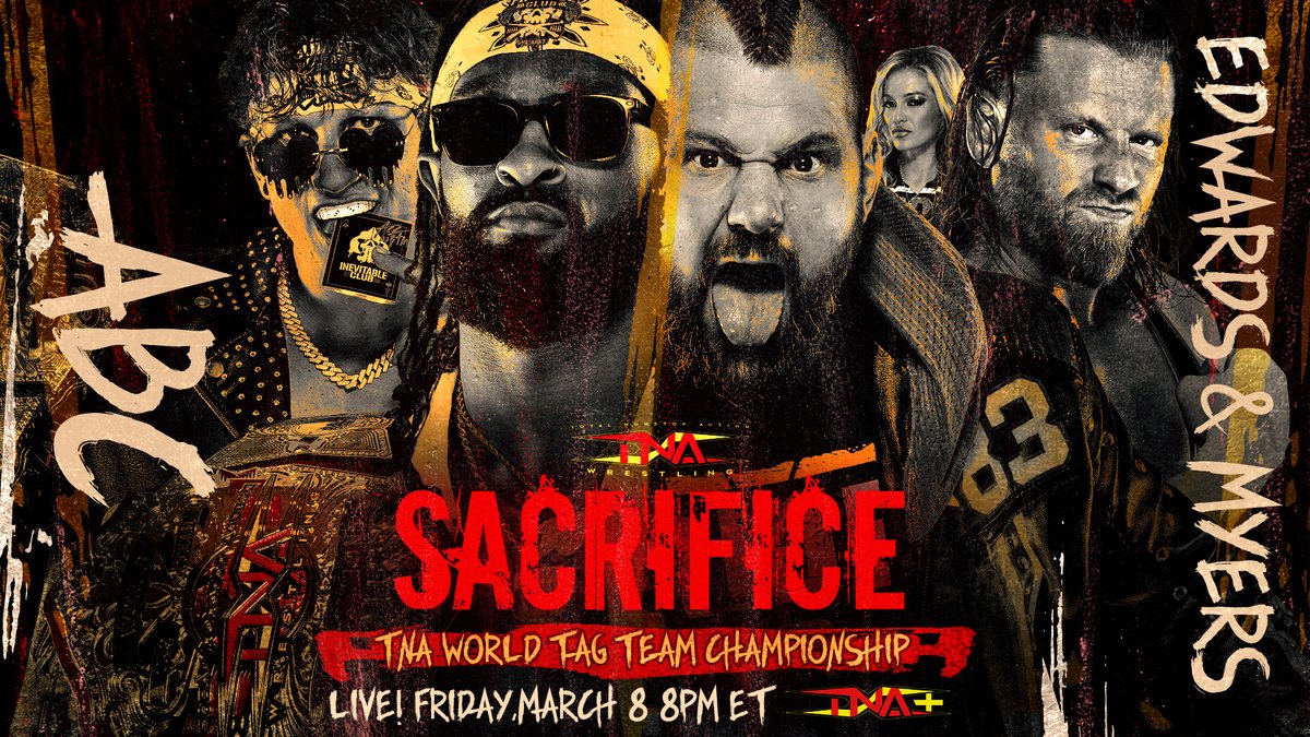 Tag Team title match added to TNA Sacrifice