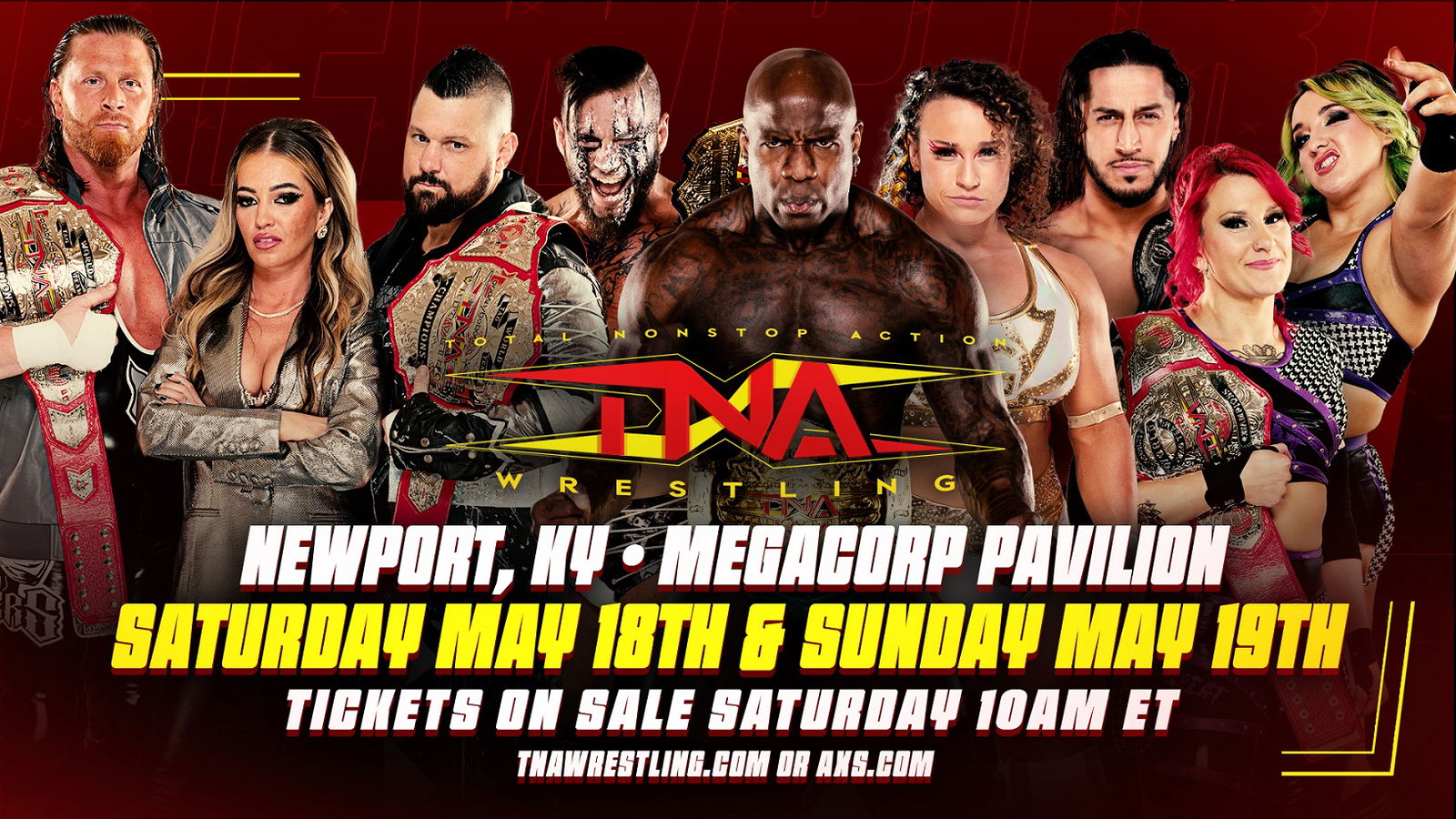 TNA Wrestling announces May TV taping dates