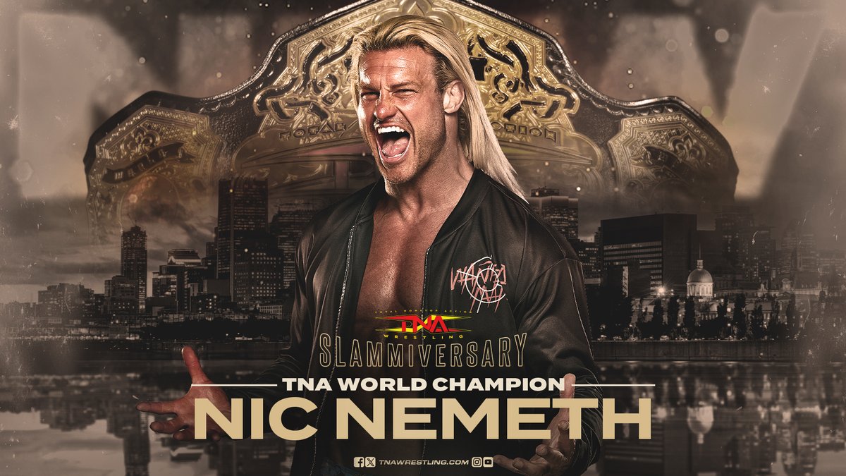 Nic Nemeth wins TNA World title at Slammiversary - F4W/WON